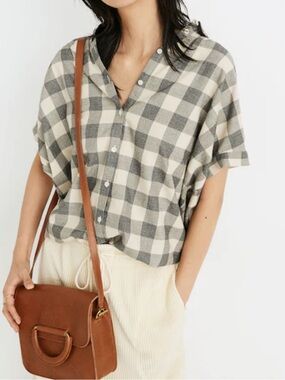 Madewell Central Shirt Buffalo Check Plaid XS